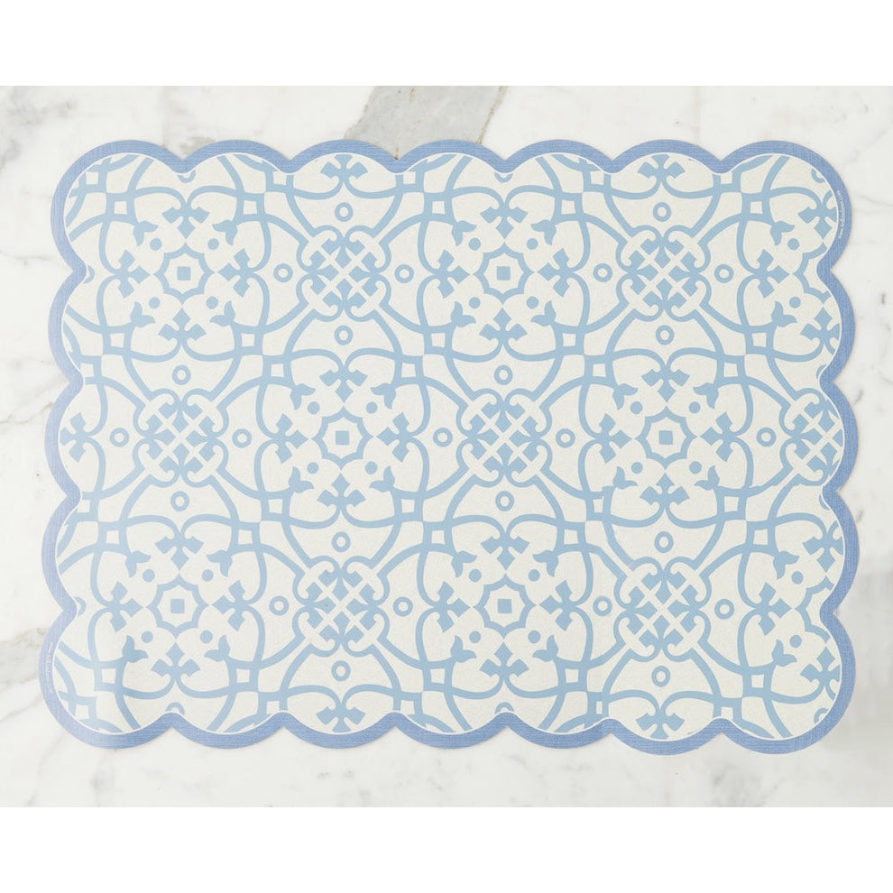 Etu Home Scalloped Floor Mat