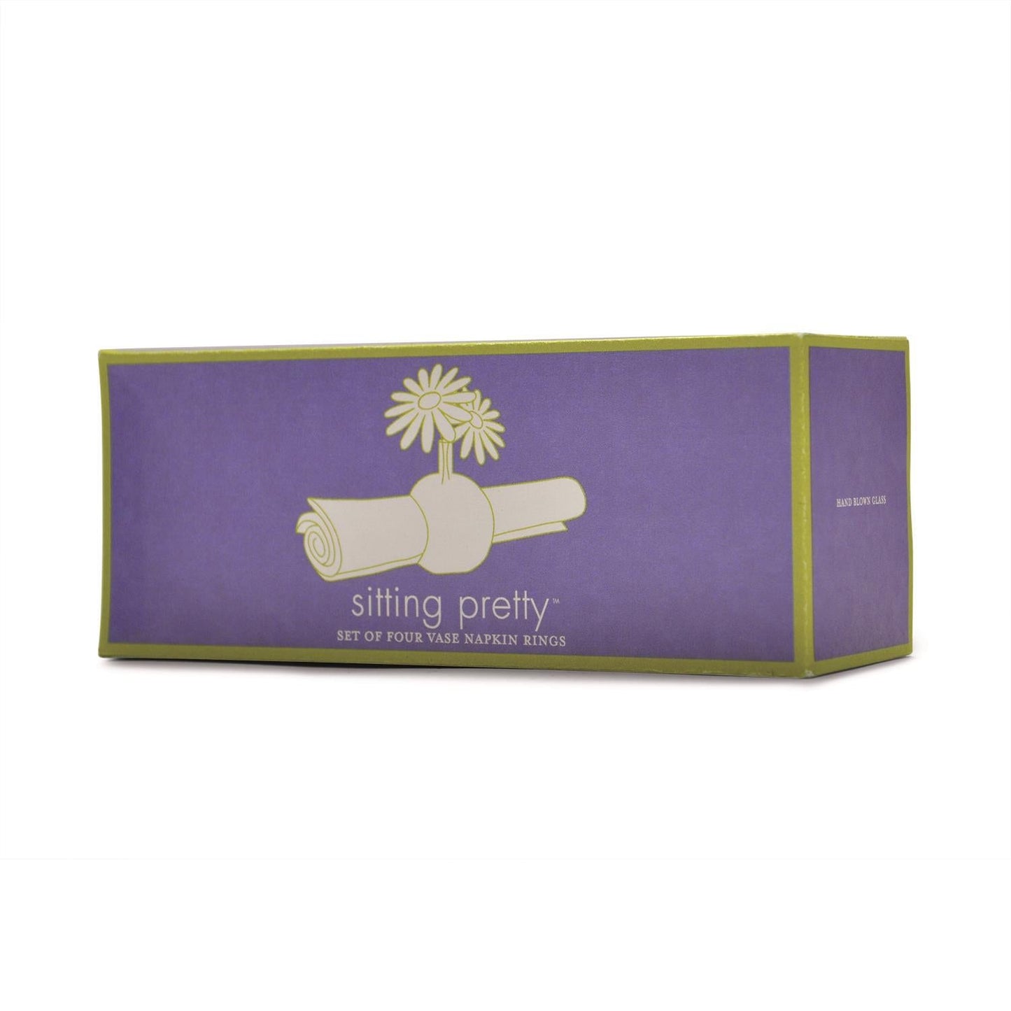 Sitting Pretty Bud Vase/Napkin Ring Set of 4