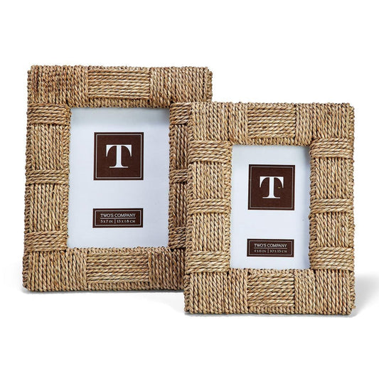 Sea Grass Photo Frame Set of 2