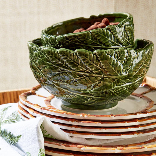 Fern Leaf Bowl Set of 2