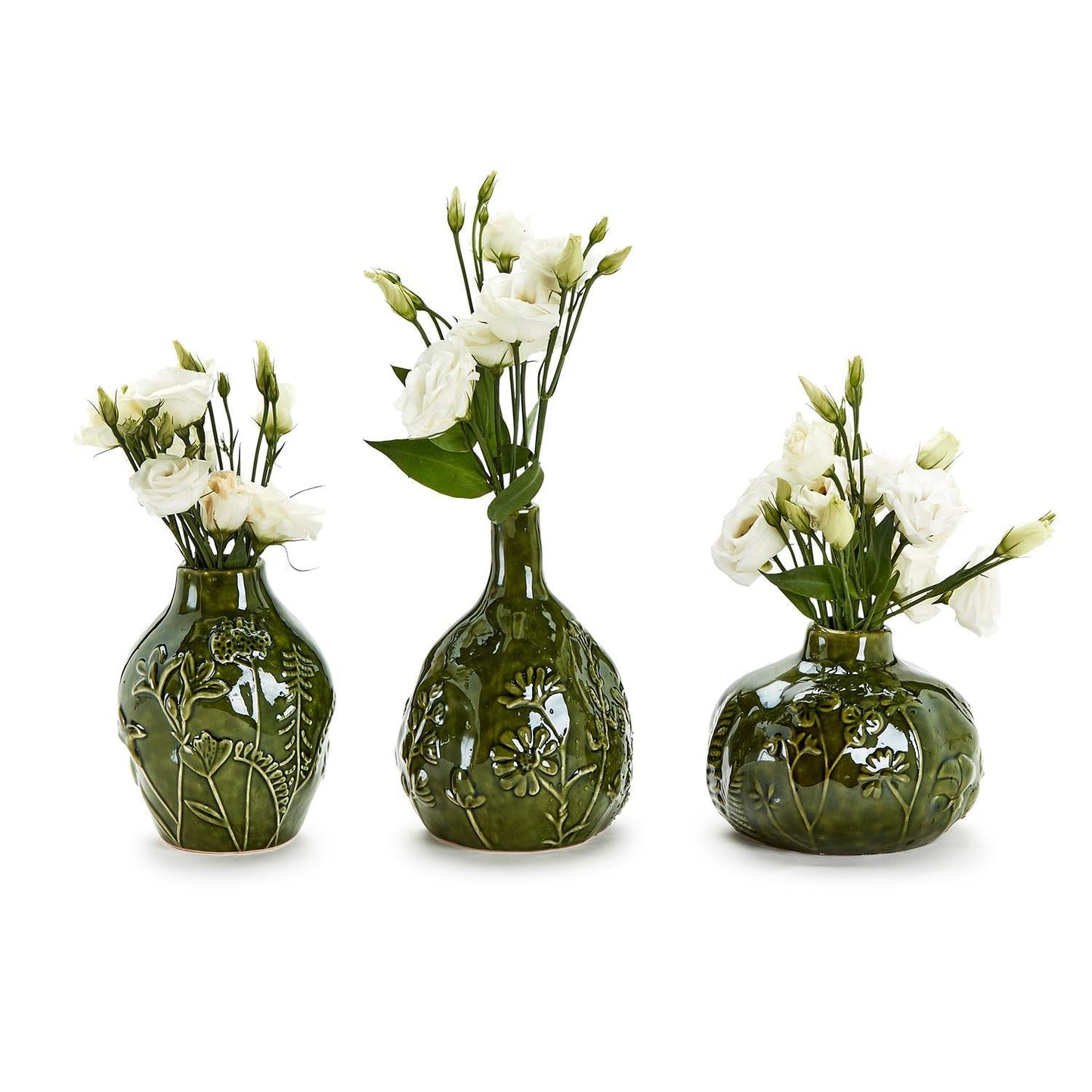 Floral Scape Vase Set of 3