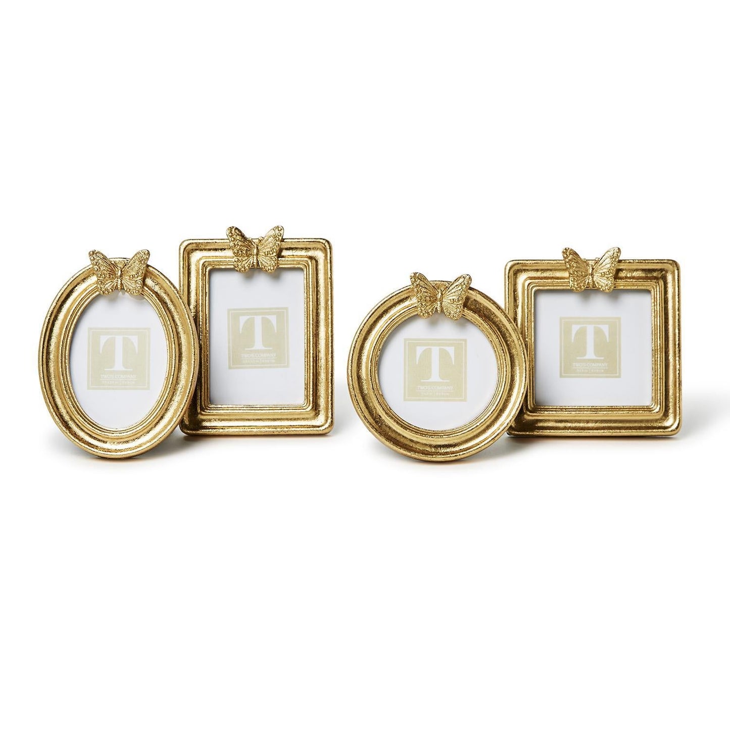 Golden Butterfly Photo Frame Set of 4