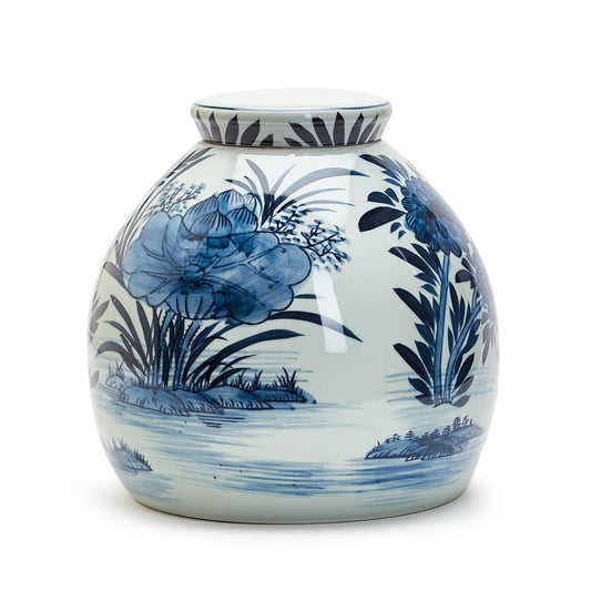 Blue and White Ginger Jar