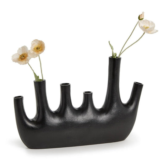 Black Pipe Vase