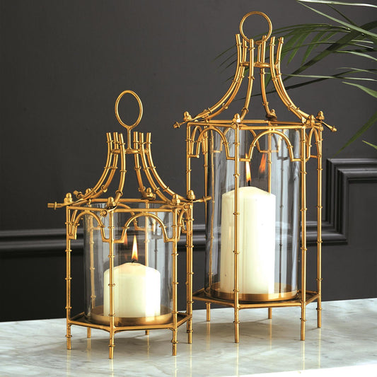 Brighton Pagoda Lantern Set of 2