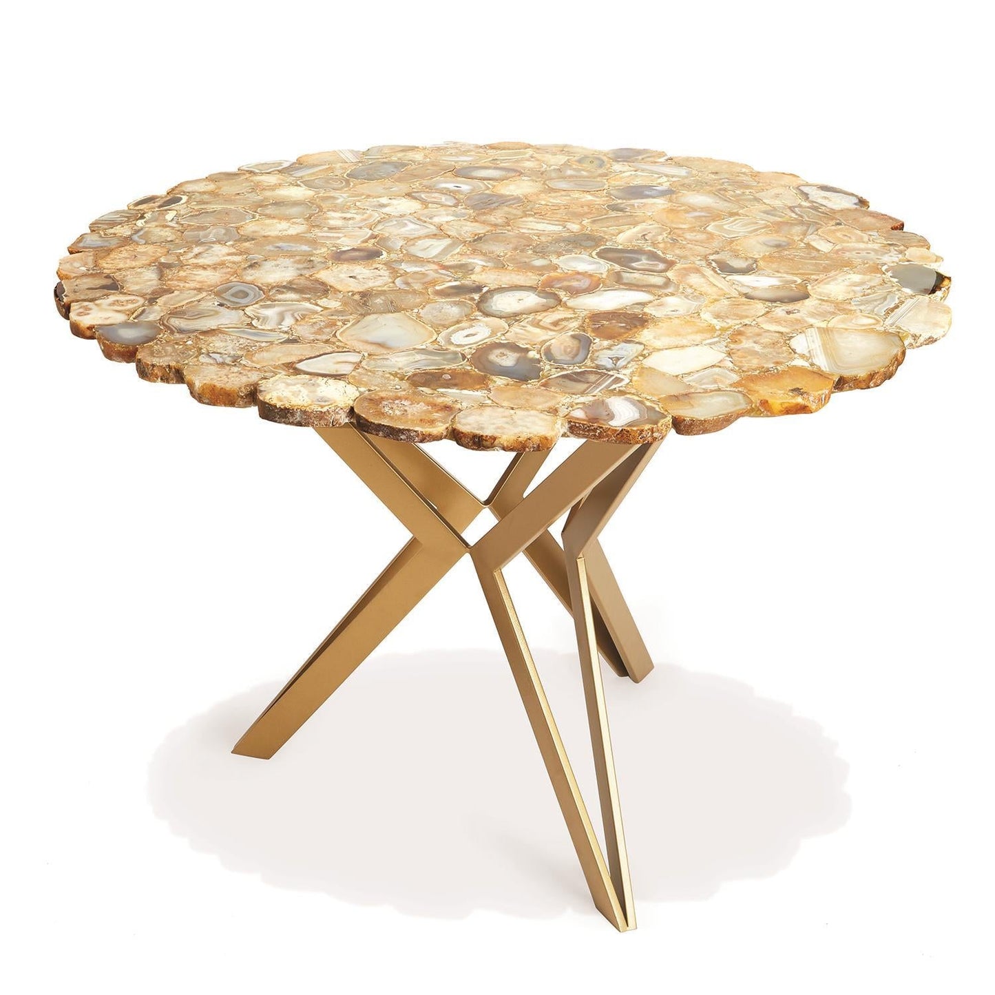 Natural Agate Round Table