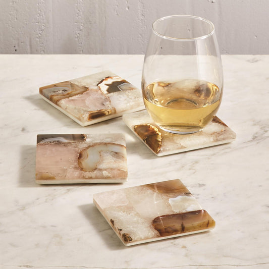 Agate Coaster Set of 4