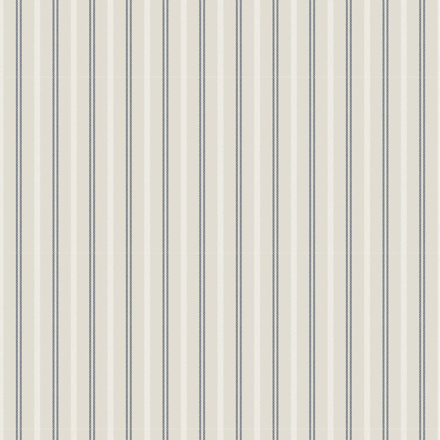 Mitchell Black Tailored Stripe Wallpaper
