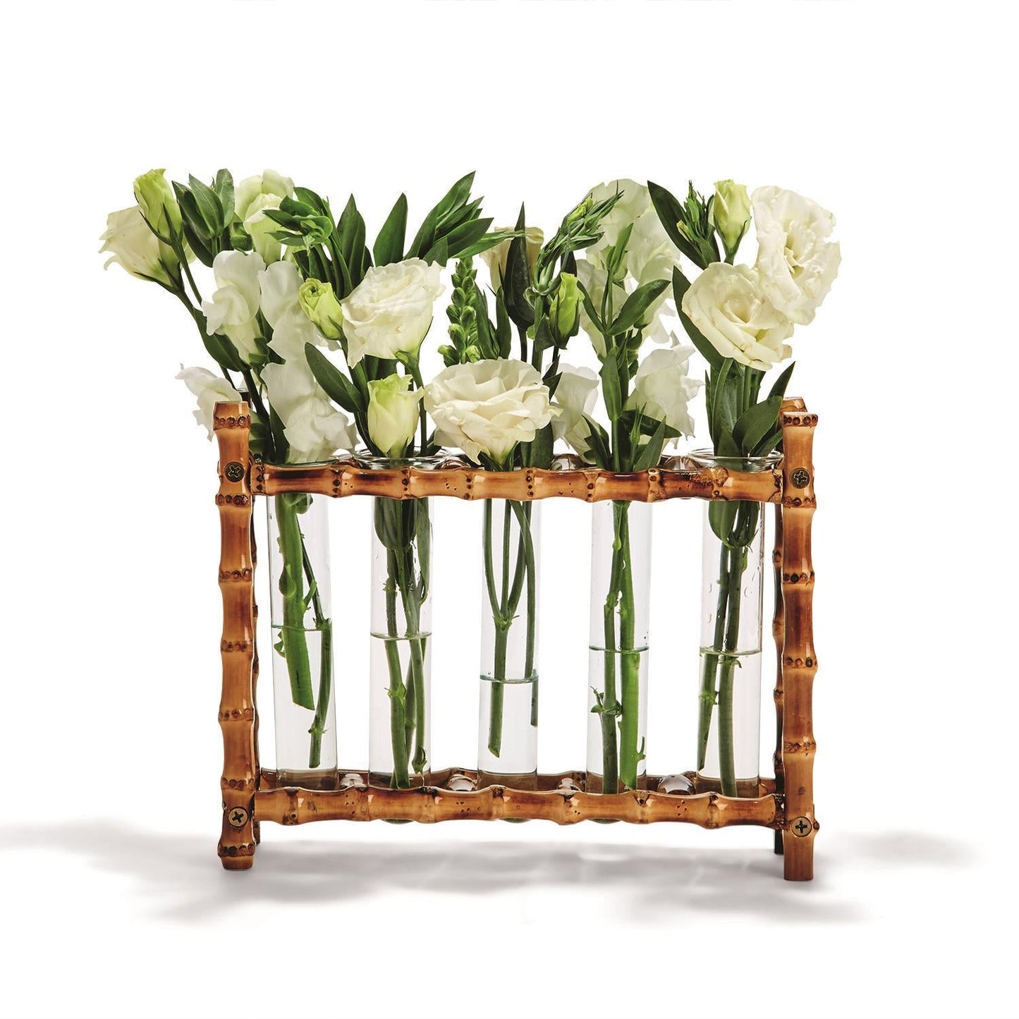 Natural Bamboo Glass Tubes Vase